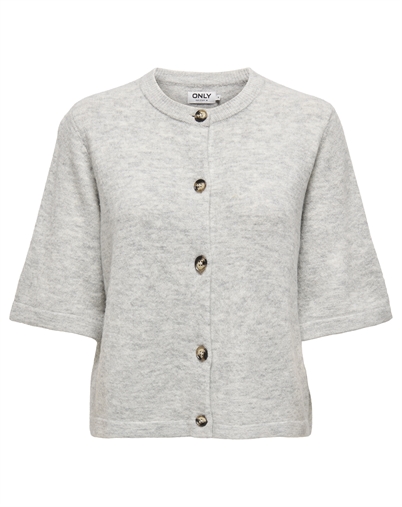 Only - OnlCamilla Strik Cardigan - Light Grey Melange